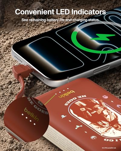 Disney Mandalorian and Grogu 10000mAh 20W USB C Power Bank Charger