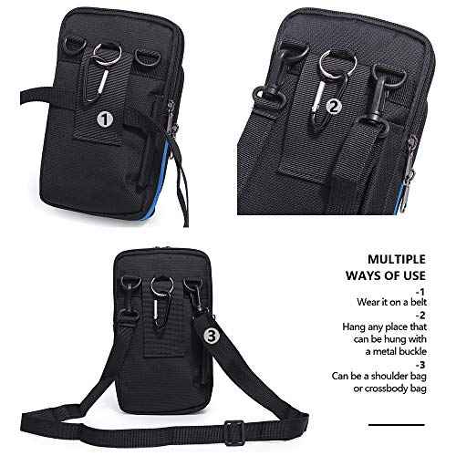 Senient Wolf Waterproof Nylon Multifunctional Phone Crossbody Bag