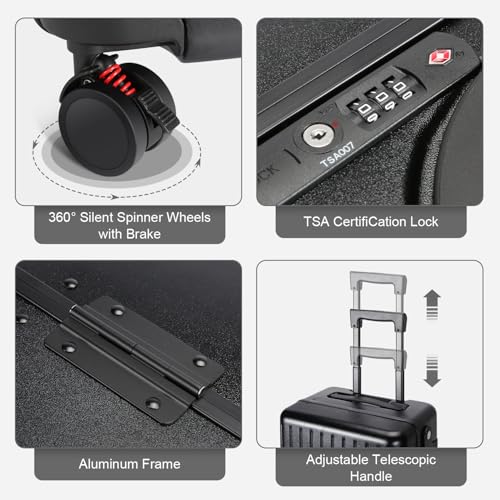 Ride On Luggage with Foldable Seat&Seat Belt