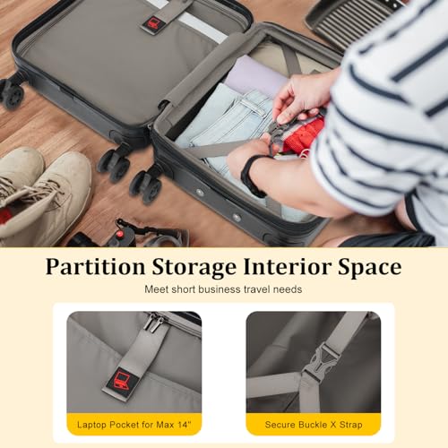 Expandable 16 Inch Underseat Carry On Luggage Airline Approved