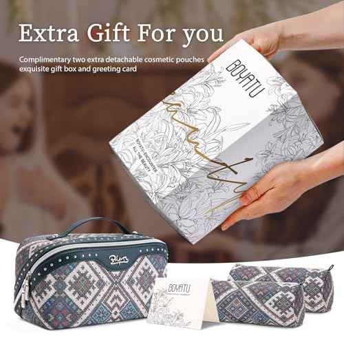 Travel Makeup Bags for Women (3 Count)