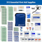 313 Piece Home & Go Emergency First Aid Kit