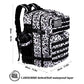 Military Tactical Backpack for Men and Women 45L Army 3 Days Assault Pack Bag Large Rucksack with Molle System White black