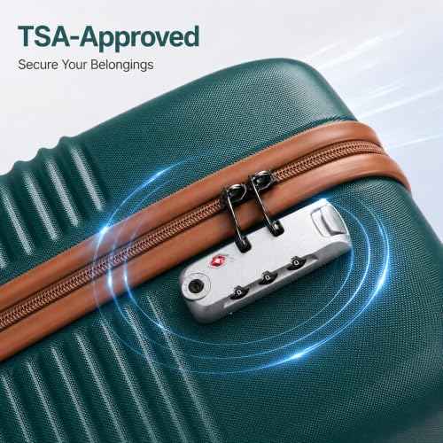 Carry On Luggage 22x14x9 Airline Approved Suitcase with Wheels