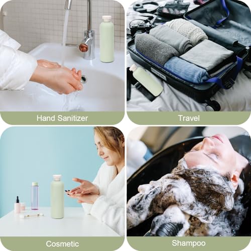 13.5 oz Plastic Travel Shampoo Bottles (4 Count)