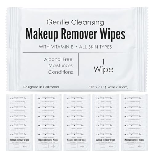Individual Makeup Remover Wipes (50 Count)