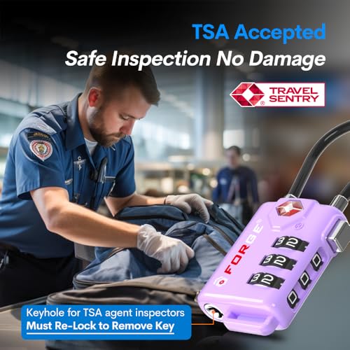 TSA Approved Luggage Locks (4 Count)
