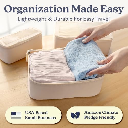 TSA Friendly Packing Cubes for Carry On (4 Count)