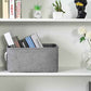 Storage Bins Medium 3 Pack Storage Baskets for Organizing Shelves (3 Count)