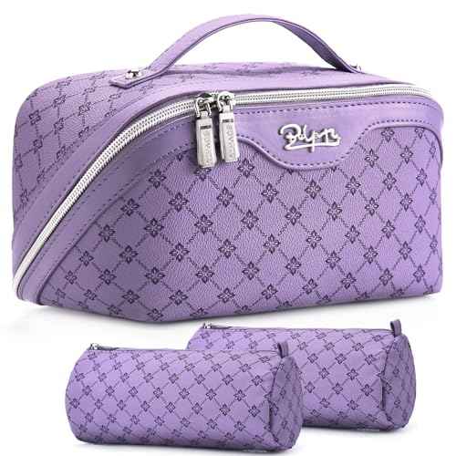 Travel Makeup Bag Cosmetic Bags for Women (3 Count)