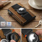 Men Airtag Leather Wallet Metal Case Money Clip (8 Count)