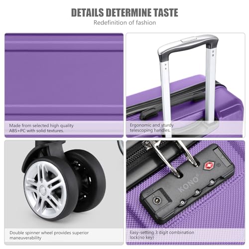 Carry On Luggage Set Airline Approved with Spinner Wheels (2 Count)