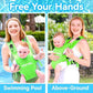 Baby Carrier Adjustable Baby Sling Support Infant Chest Holder with Drawstring Backpack for Newborn to Toddler 13