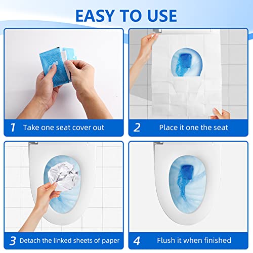 Toilet Seat Covers 60 Pack