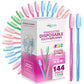 144 Pack Disposable Toothbrushes with Toothpaste (144 Count)