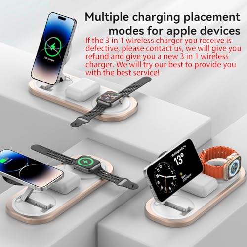 3 in 1 Fast Wireless Charger Stand for iPhone
