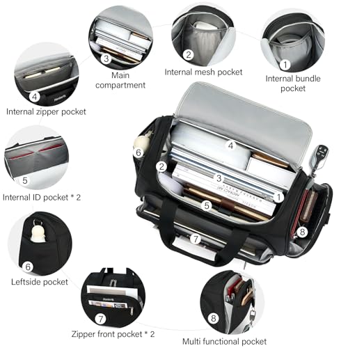 Small Underseat Carry On Luggage Bags for Travel with 10 Pockets