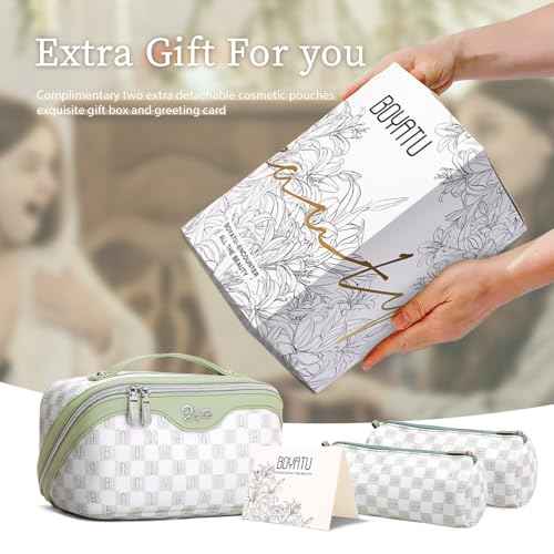 Travel Makeup Bag Organizer Cosmetic Bag (3 Count)