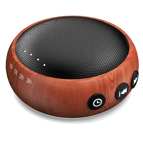 Sound Machine Small White Noise Machine with 30 Soothing Sounds Sleep Machine for Baby Kids Adults Natural Sounds Rain Fan Brown Pink Nosie Machine with 36 Volume Levels for Office Home Travel