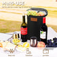2 Bottle Insulated Wine Tote Carrier Bag