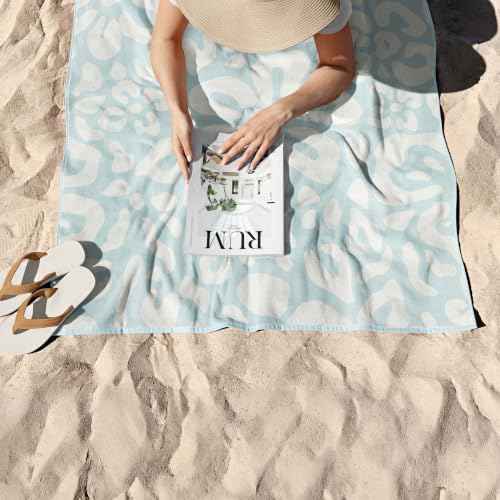 Microfiber Beach Towel for Adults with Bag