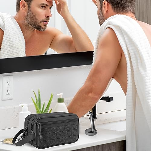 Tactical Toiletry Bag For Men Hygiene Bag EDC Military Tool Molle Pouches Small Dopp Kit Mens Shaving Kit Travel shower Bags