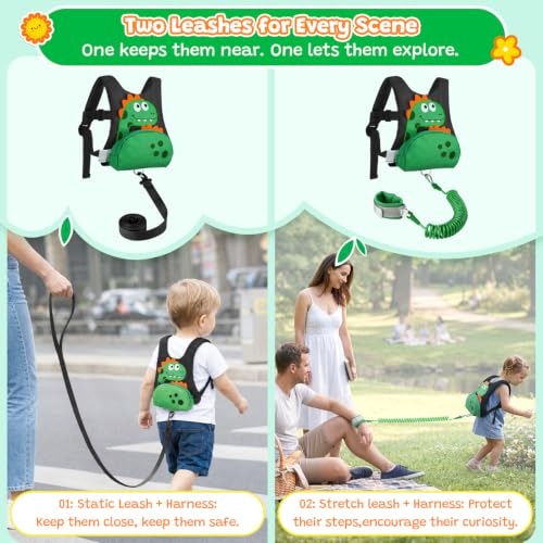 3 in 1 Toddler Harness Leash with Key Lock for Boys Girls