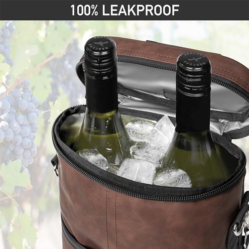 2 Bottle Wine Carrier Tote