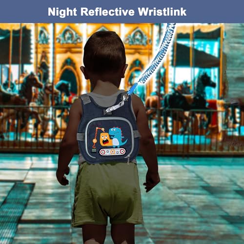 Toddler Harness Leash+ Reflective Anti Lost Wrist Link