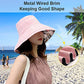 Women Floral Reversible Wide Brim Sun Hats Summer UV Protection Hiking Fishing Hat Wired Edge Beach Garden Lawn Work Cap Chin Strap