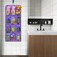 Dual Sided Hanging Shoe Organizer for Closet with Rotating Hanger Hanging Shoe Rack Holder with 24 Large Pockets