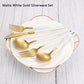Matte White Gold Silverware Set (4 Count)