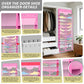 24 Pair Over Door Shoe Organizer for Family & Kids (12 Count)