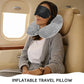 2 Inflatable Neck Pillow Airplane Travel (2 Count)