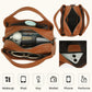 Genuine Leather Purses for Women with Detachable Satchel Strap