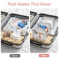 Clear Makeup Bag for Travel (3 Count)