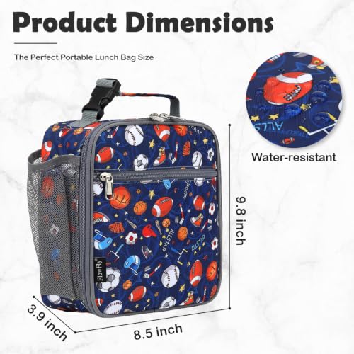 Lunch box Insulated Soft Bag Mini Cooler Back to School Thermal Meal Tote Kit for Girls