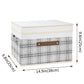 Collapsible Storage Bins with Lids (3 Count)