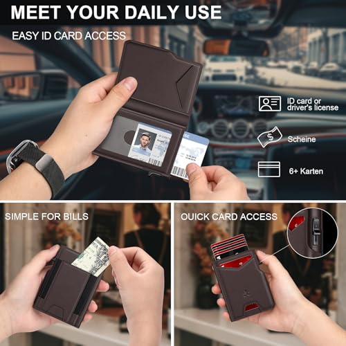 Wallet for Men Wallet with Slim Pop Up Card Holder 9