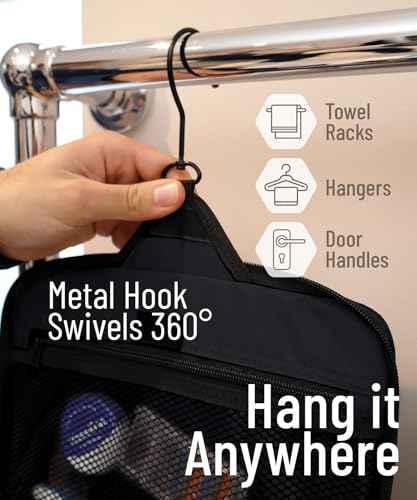 D&D Wanderlust Hanging Travel Toiletry Bag for Women & Men