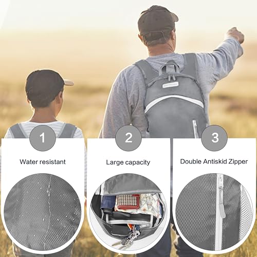 35L Foldable Waterproof Backpack For Outdoor Sports With Inside Wet Clothes Compartment Packable For Multiple Uses Ultra Lightweight Ideal For Hiking Men And Women Travel