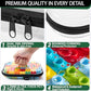Clear Hard Shell Zipper Cases (4 Count)