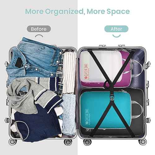 Compression Packing Cubes for Travel (4 Count)