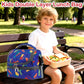 Kids Double Decker Cooler Insulated Lunch Bag Large Tote for Boys