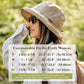 UVCoolix UPF 50+ Wide Brim Ponytail Sun Hat
