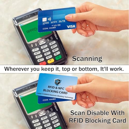 5 Pack RFID Blocking Card for Credit Debit ID Card (5 Count)