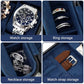 Watch Travel Case with Combination Lock