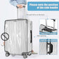 Clear PVC Suitcase Cover Protectors 32 Inch Luggage Cover for Wheeled Suitcase
