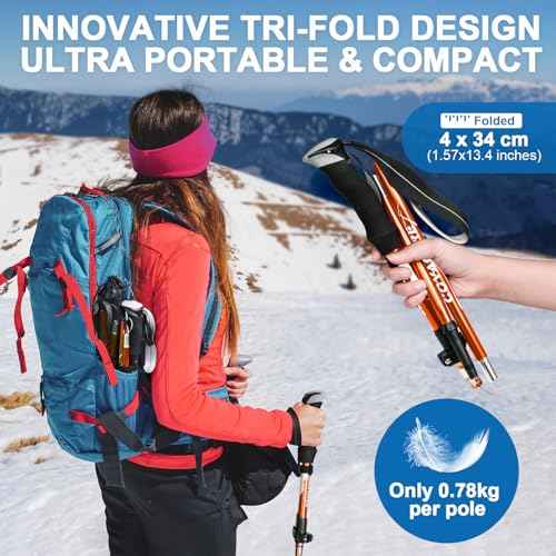 Trekking Poles Collapsible (2 Count)