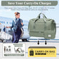 Travel Duffle Bag with Shoes Compartment (2 Count)
